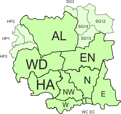 postcode map